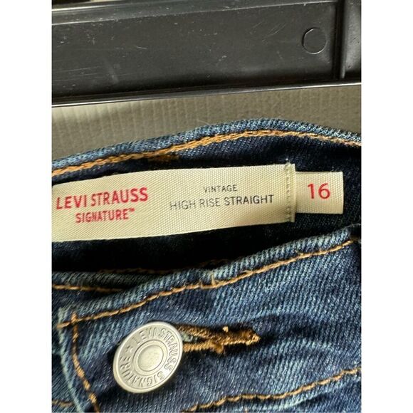 Levi’s Womens Vintage High Rise Straight Jeans Size 16 - Picture 2 of 4